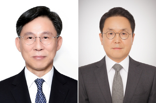 홍원학 삼성생명 신임 대표 내정자(왼쪽) 및 이문화 삼성화재 신임 대표 내정자. [사진=각 사]